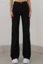 Bt19531556 Women Jeans Black Loose High Waist Stretch Fabric Denim Pants - 3