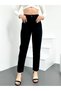 Bt14009656 Non-Fading Black Boyfrend High Waist Stretch Fabric Extra Stretchy Mom Jeans Denim Trousers