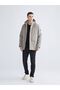 Standard Mold Hooded Men's Coat - 2