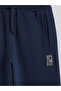 Lcw Kids Navy Blue Elastic Waist Boys' Tracksuit Bottoms - 3