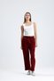 High Waist Scuba Pants with Front Seam
