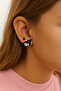 Kuromi Design Tarnish-Free Stainless Steel Anti-Allergic Earrings for Silver Needle Pierced Ears - 2