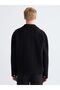 Lcw Vision Black Standard Fit Wool Blend Men's Cashmere Coat - 5