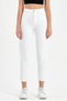 Bt18445844 Women's White No-Show High Waist Boyfriend Mom Jeans Pants