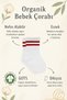 6 Pairs of Organic Cotton Baby Socks with Hoop Stitch-Free Combed Cotton Socks for Girls and Boys (White) - 5