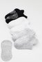 6 Pairs Organic Cotton Baby Socks Anti-Slip Seamless Combed Sneakers Girls Boys Children (Gray) - 2