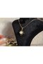 Stylishly Designed Steel Necklace with Star Detail - 2