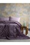 Double Mercy Plum Embossed Pattern Blanket