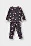 Baby Girl Pajama Set Heart Pattern Long Sleeve Top Long Bottom (25 Au)