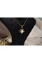 Stylishly Designed Steel Necklace with Star Detail - 4