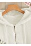 Women's Plush Zippered Hooded Fleece Sweatshirt – Soft Textured Comfortable Oversized Models - 4