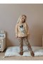 Girls' 3-Thread 100% Cotton Jersey Colorful Tracksuit Set - 4