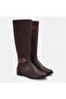 Large size women's boot 41-42-43-44-brown - 2