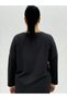 Plus Size Motif Sequin Detail Wide Fit Winter Women's Blouse - 3
