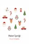 New Year Glass Wall Decoration Sticker Set - Cute New Year Decor Set - 3