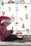 New Year Glass Wall Decoration Sticker Set - Cute New Year Decor Set - 2