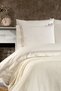 Imperra 100% Cotton, 7-Piece Premium Double Duvet Cover Set with Knitted Blanket and Embroidery - 4