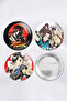 Street Fighter Video Game Bag Ornament Pin Button Badge Set (3 Pcs)