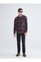 Regular Fit Long Sleeve Plaid Men's Lumberjack Shirt (W5) - 2