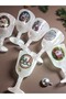 Set of 6 New Year Themed Transparent Plastic Stemmed Glasses (150 ml – 11 cm) - 3