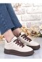 25421 Women's High Sole Premium Soft Leather Emoji Sneakers - 4