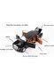Alloy Car Model 1:24 Rolls-Royce Phantom Diecast Toy with Sound & Light - Black - 5