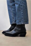 Women's Boots Black Croco - 2