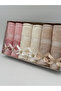 6-Piece Bow-Stone Guipure Boxed Dowry Set 30X50 Velvet Kitchen Towel - 4