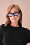 Women's Black Crew Neck Glittery Soft Textured Knit Sweater - 5