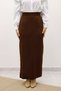 Knitwear Skirt Tsd250242 Bitter Brown - 2