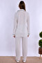 Effortt Ecru Maternity Maternity Pajama Set - 3
