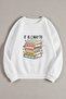 Unisex It's Okay to Design Printed Crew Neck Sweatshirt - 2