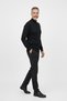 Men's Thin Wool Knitwear Knit Regular Fit Dad Zipper Half Turtleneck High Neck Sweater Blouse 5160 - 6
