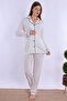 Effortt Ecru Maternity Maternity Pajama Set - 5