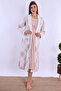 Effortt Powder 100% Cotton Maternity Nightgown Set - 8