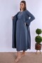 Effortt Indigo Maternity Nightgown Set