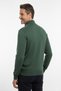 Men's Thin Wool Knitwear Knit Regular Fit Dad Zipper Half Turtleneck High Neck Sweater Blouse 5160 - 5