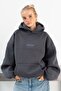 Women's Oversize Sweatshirt Hoodie Chmp Studios Printed Smoked – Hooded, Kangaroo Pocket, 3 Strands