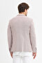 Moreto Men's Burgundy Cotton Blended Stretch Fabric Dobby Mono Collar Sport Slim Fit Blazer Jacket - 8