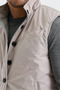Men's Mock Neck Button Double Sided Vest - 6