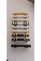 Yörük Black-Chrome 5 Pcs 64 mm (6.4 cm) Handle Luxury Aluminum Cabinet Kitchen Drawer Children's Room Handle - 4