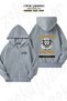 Unisex Fukurodani Haikyuu Printed Oversized Back Printed Zippered Hooded Cardigan