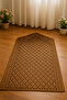Extra Soft Cushioned Knee-Relieving Orthopedic Quilted Prayer Rug with Special Non-Slip Underlay 70x120 Size - 2