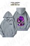 Unisex Dragon Ball Black Goku Original God Printed Oversized Back Printed Zippered Hooded Cardigan