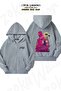 Unisex Hotline Miami,Richard Printed Oversized Back Printed Zip Hooded Cardigan
