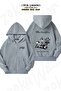 Unisex Three Days Grace V2 Printed Oversized Back Printed Zip Hooded Cardigan