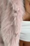 Women's Pink Lined Shawl Collar - 6
