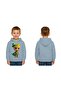 سويت شيرت للأطفال من الجنسين من Groot مطبوع بغطاء رأس 3 Threaded