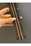 سحاب ملون منقوش مقاس 21x4 سم باللون الأحمر - 4