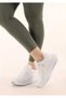 Almera Women's 5070 White Skin White High Sole Lace-Up Women's Sports Shoes - 2